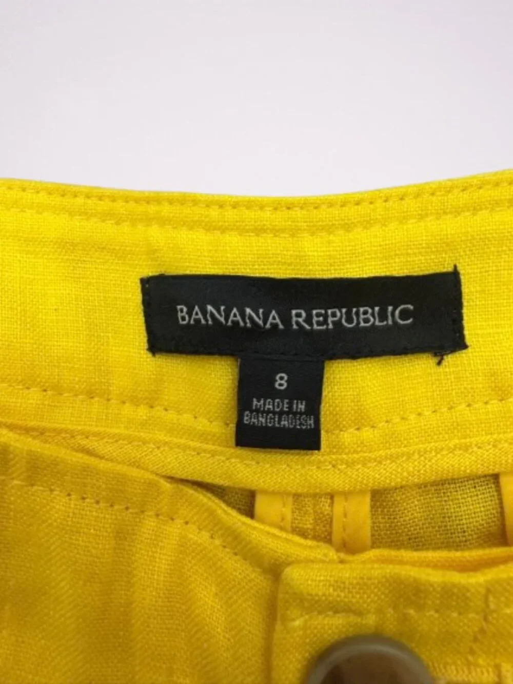 Banana Republic Linen Pleated High Rise Pants Trousers Size 8 Worn Onse